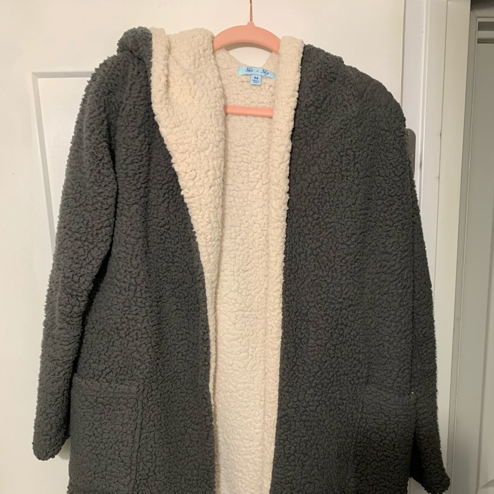 Hooded Sherpa Sweater- NanaMacs
